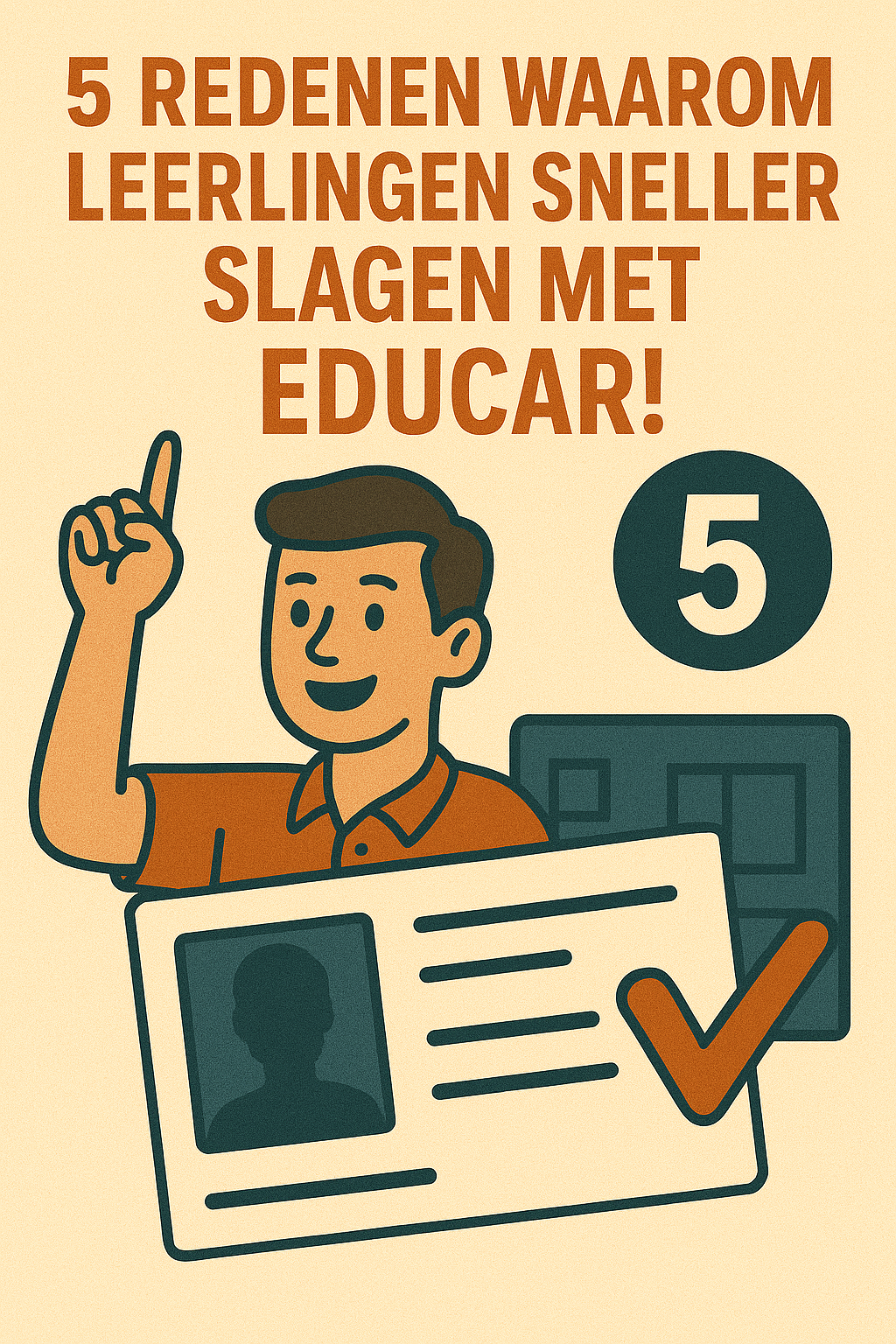 5 Redenen waarom leerlingen sneller slagen met EduCar!